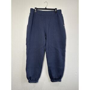 Lunya Restore Double Faced Pant Navy Blue XL NWT